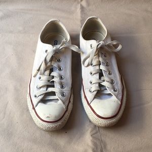 White low top converse